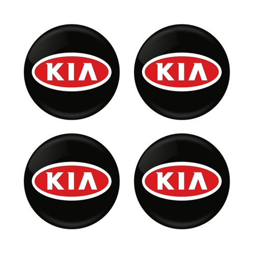Image de Capuchons de Moyeu 56mm pour Kia - Kit de 4 Pièces