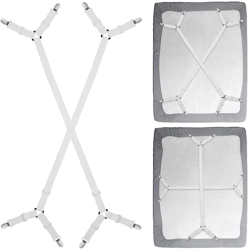 Image de Sangles Élastiques Réglables pour Draps - Fixation Parfaite
