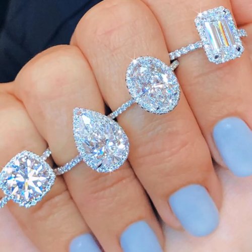 Image of Elegant Silver Color Oval Pear Cut Wedding Ring for Women – Luxury Cubic Zirconia Promise, Engagement, Bridal & Anniversary Jewelry