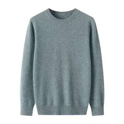 Image de Pull Homme Col Rond Tricoté avec Capuche - Laine Mérinos & Cachemire