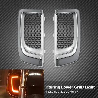 Image de Carénage Clignotant LED Noir pour Harley-Davidson Touring