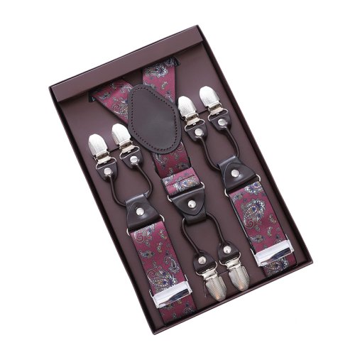 Afbeelding van Vintage Paisley Bretels voor Heren - Stijlvolle Bruiloftsaccessoire