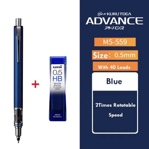 1 blauw 1 stift 0,5mm