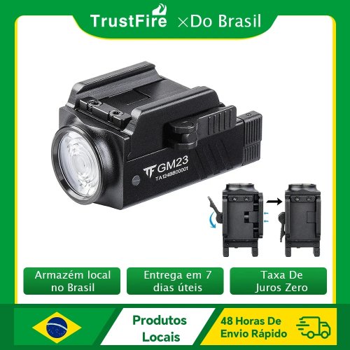 Afbeelding van Trustfire GM23 Tactische Led Zaklamp 800LM USB Oplaadbare Quick Release Verlichting voor GL & 20mm Picatinny Rail Tauru TX2