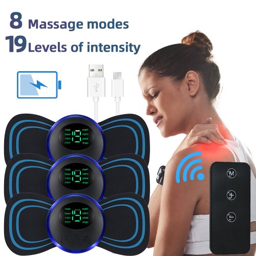 Image de Stimulateur de Massage EMS pour le Cou, Dos et Mollets