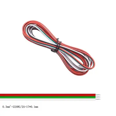 Image de Câble LED Métallique 22AWG - 5m à 100m pour Bande WS2812B