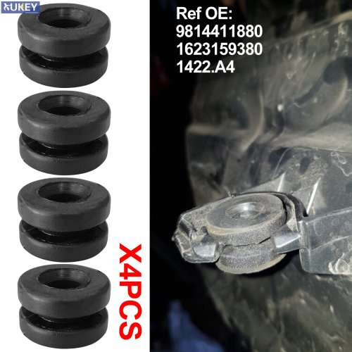Immagine di Kit 4 Pezzi per Filtro Aria Peugeot - Compatibile con 208, 308, 508, 3008, 5008