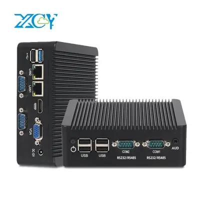 Image de Mini PC Industriel Silencieux avec 4x RS232/RS485 & 2x Ethernet
