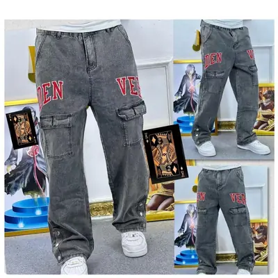 Image de Jeans Vintage Homme Coupe Droite - Détruit & Robuste