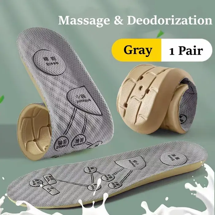 Image de Semelles Intérieures Anti-Odeur & Massage Acupression