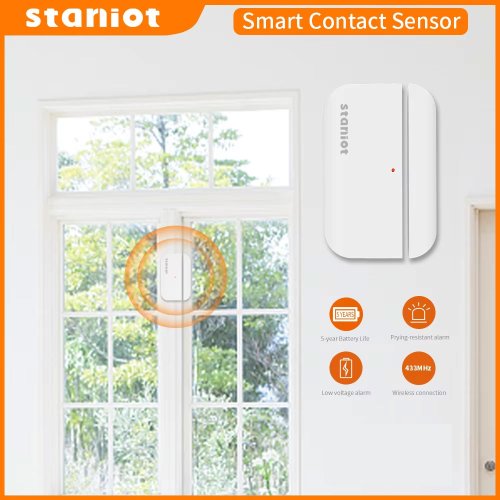 Zdjęcie Czujnik magnetyczny 433 MHz – Bezpieczne drzwi i okna w Twoim domu!