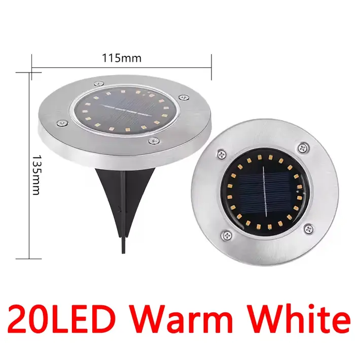 Image de Lampes Solaire Extérieures - 8 Pièces LED Pour Jardin & Pelouse