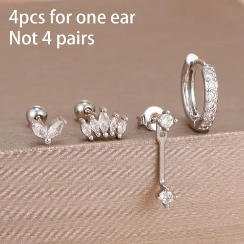 3-zilver-wit-4PCS