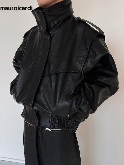 Bild von Stilvolle Herren-Lederjacke – Wasserdicht & Winddicht