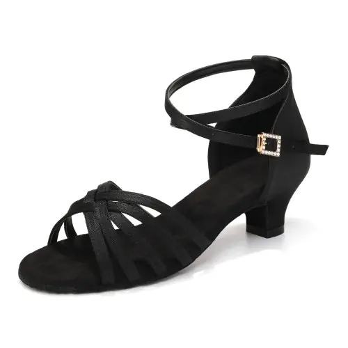 Image de Chaussures de Danse Latine Femme - Talons Moyens