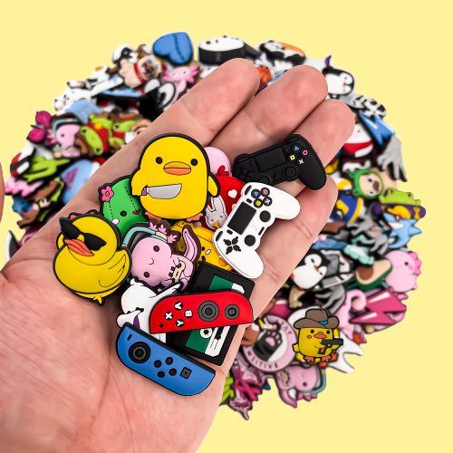 Afbeelding van Leuke Cartoon Schoencharms - PVC Dieren Decoratie voor Iedereen