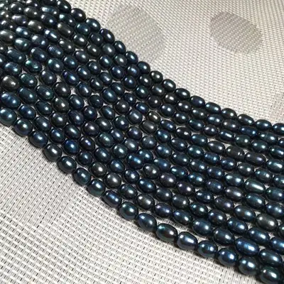 Image de Perles de Riz d'Eau Douce Naturelles - Pour Créer Vos Bijoux