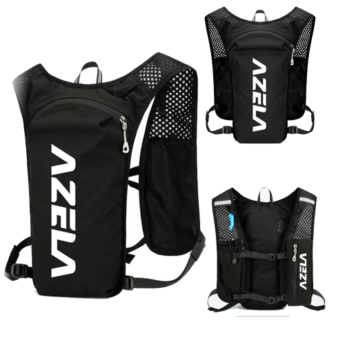 Afbeelding van Ademend Hydratatievest van 5 Liter voor Trail Running, Fietsen, Jogging en Marathon – Lichtgewicht Sportrugzak met Waterreservoir