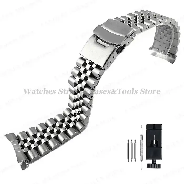 Image de Bracelet Montre Acier Inoxydable Homme - 18 à 22mm