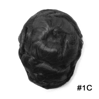 Image de Prothèse capillaire homme cheveux naturels lace front respirante