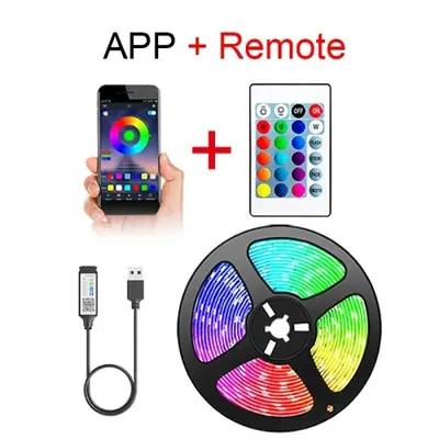 Image de Bande LED RGB Bluetooth - Éclairage TV & Déco