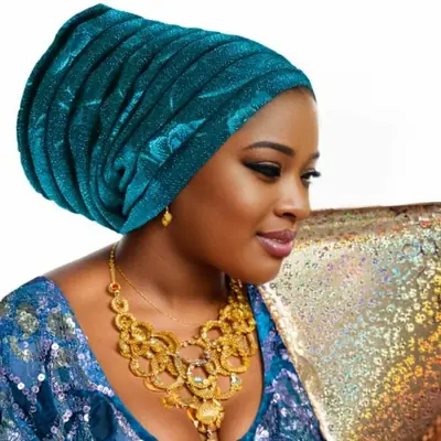 Image de Turban Pailleté Élégant pour Femmes