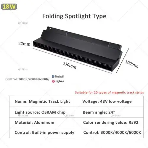 Spot pliable 18W
