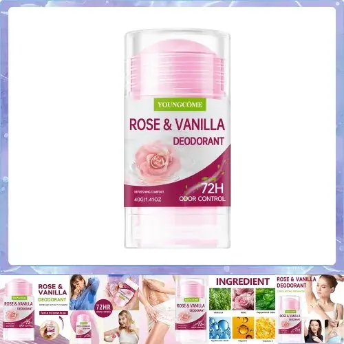 Image de Déodorant Bâton Rose Vanilla - Anti-Transpirant Rafraîchissant