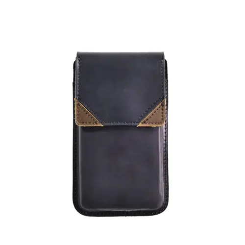 Image de Sac Audio Rétro en Cuir pour Homme