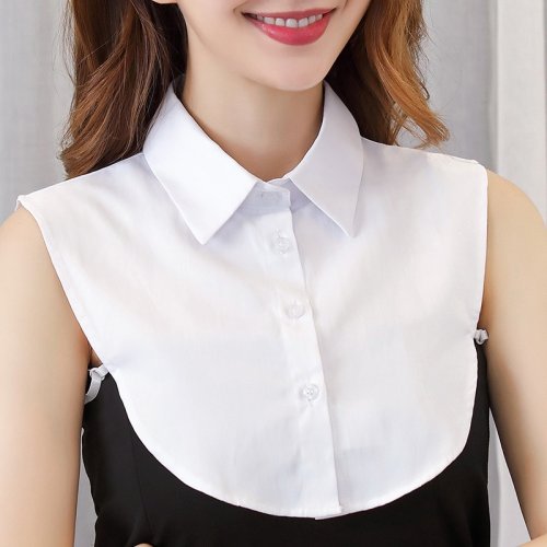 Image de Chemise Blanche Femme - Élégante & Détachable