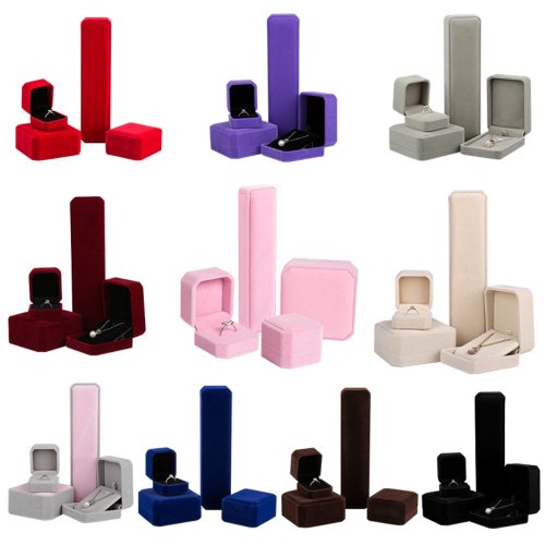 Afbeelding van Elegante fluwelen draagtas in 10 kleuren – ideaal als geschenkdoos voor sieraden zoals ringen, kettingen, oorbellen en armbanden