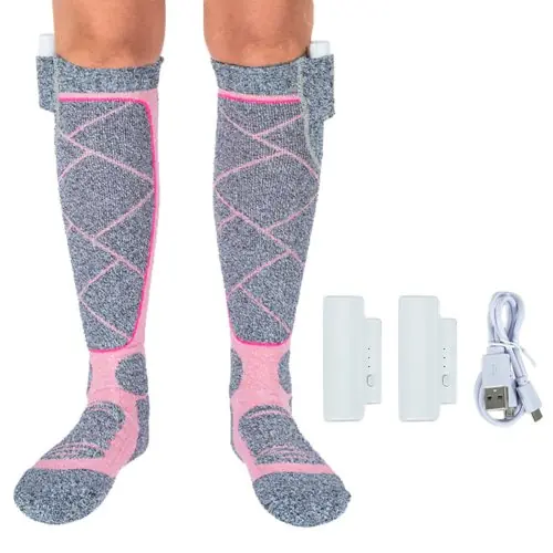 Image de Chaussettes Chauffantes Électriques - 3 Modes Réglables