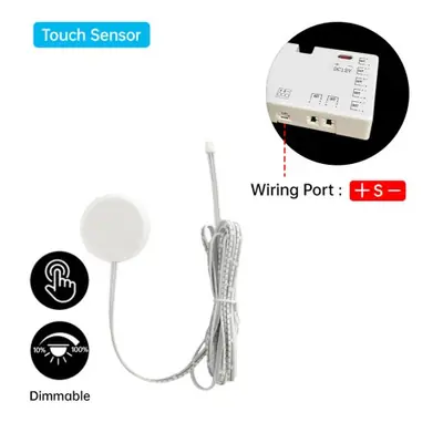 Image de Capteur LED Tactile avec Détecteur de Mouvement - 12V/24V