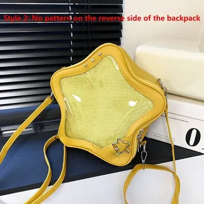 Image de Sac à Dos Étoile Jaune Kawaii - Style Y2K Mignon