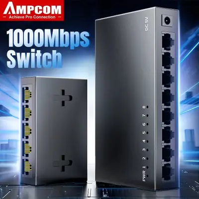 Image de Commutateur Gigabit 5/8 Ports - Vitesse Ultra Rapide