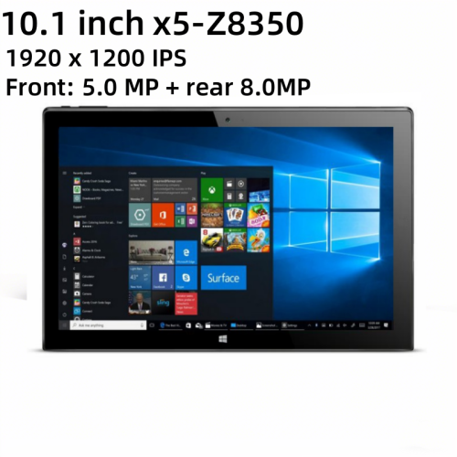 Imagen de 10,1 PULGADAS 64 Bit 8GB RAM 128GB ROM 1920x1200 IPS x5-Z8350 CPU AR10 WINDOWS 10 Tablet PC Cámara dual USB 3.0 HDMI-Co