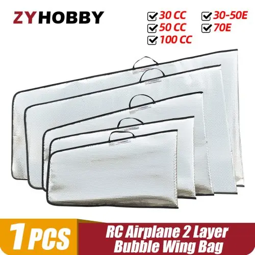 Image de Protection Anti-Choc pour Avion RC - Sac à Ailes à Bulles 2 Couches