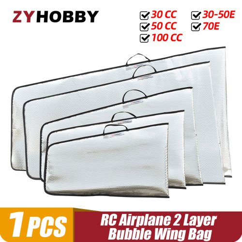 Image de Protection Anti-Choc pour Avion RC - Sac à Ailes à Bulles 2 Couches
