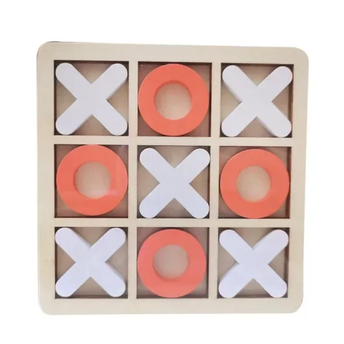 Afbeelding van Montessori Houten Mini Schaakspel – Educatief Speelgoed voor Kinderen