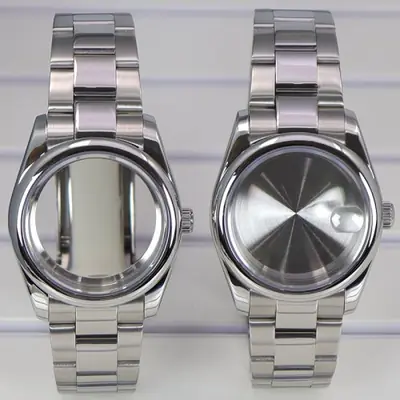 Image de Bracelet Montre 36/40mm - Verre Saphir & Acier Inoxydable