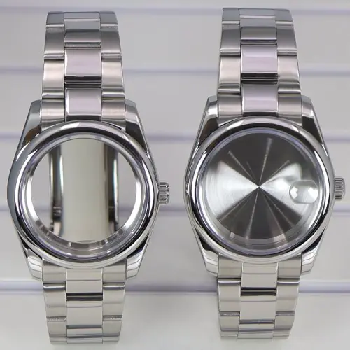 Image de Bracelet Montre 36/40mm - Verre Saphir & Acier Inoxydable