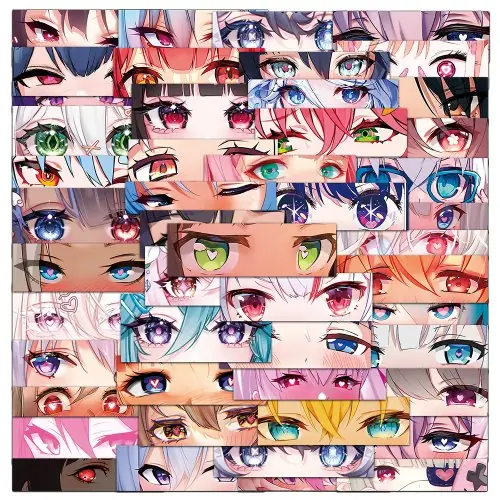 Image de Stickers Anime Drôles - 10/30/50 Pièces
