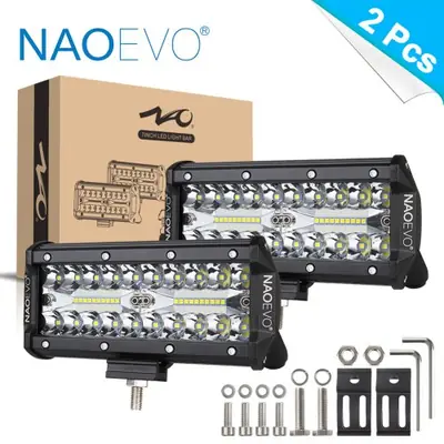 Image de Barre LED 7 Pouces 240W pour Véhicules 4x4 et ATV