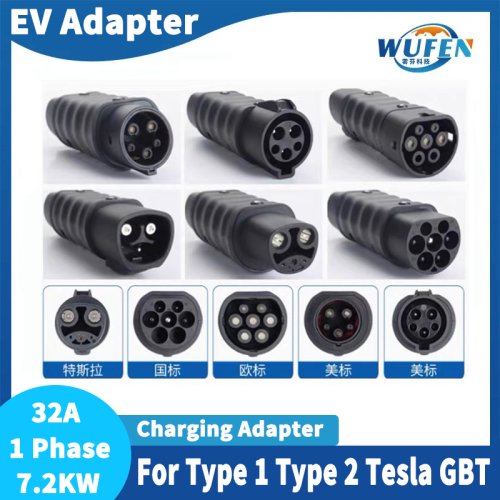 Bild von Universal EV-Ladeadapter – Kompatibel mit Typ 1, Typ 2, Tesla & GB/T