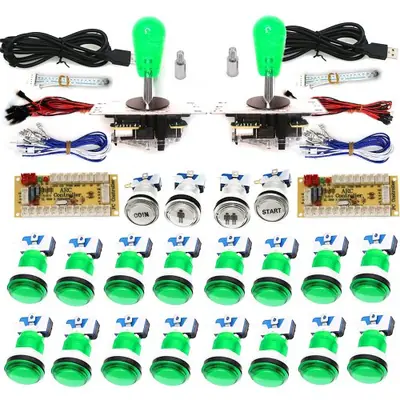 Image de Kit Manette Arcade DIY - Contrôleur USB pour PC & Raspberry Pi