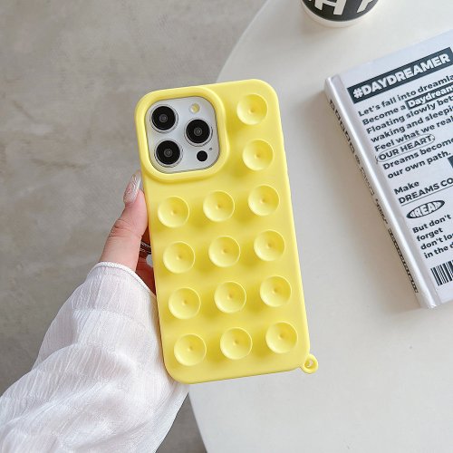 Zdjęcie Miękkie silikonowe etui na telefon z przyssawką do iPhone'a 16 Pro Max 17 13 14 11 12 15 Pro Max Plu...
