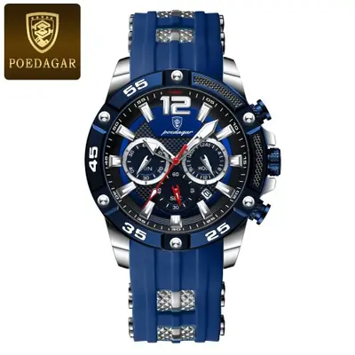 Image de Montre Homme Sportive Chronographe Étanche - Style Luxe & Fonctionnel