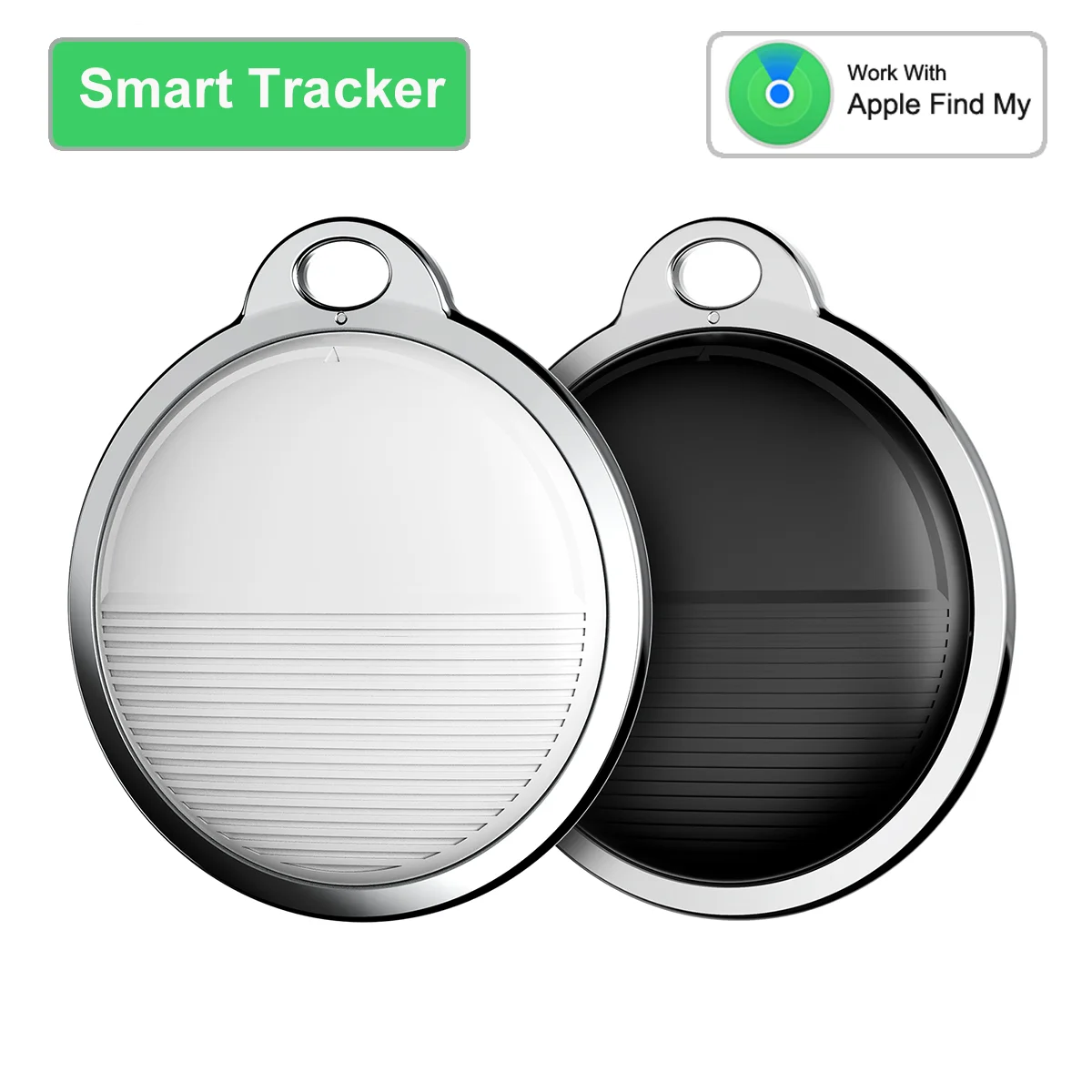 Slimme Bluetooth Tracker voor Apple iOS – Vind Mijn App Tag voor Portemonnee, Fietszak en Verloren Spullen