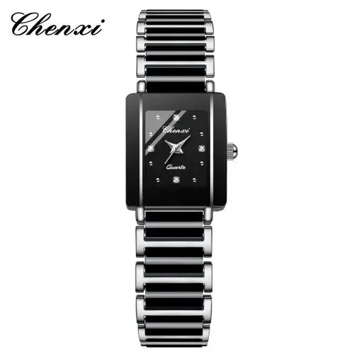 Image de Montres de Couple Élégantes en Céramique - cadeau parfait