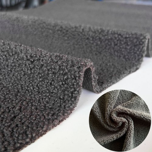 Imagen de Tela de felpa de 160x100cm, tela Polar de alta densidad para la temporada de invierno, ropa DIY para...
